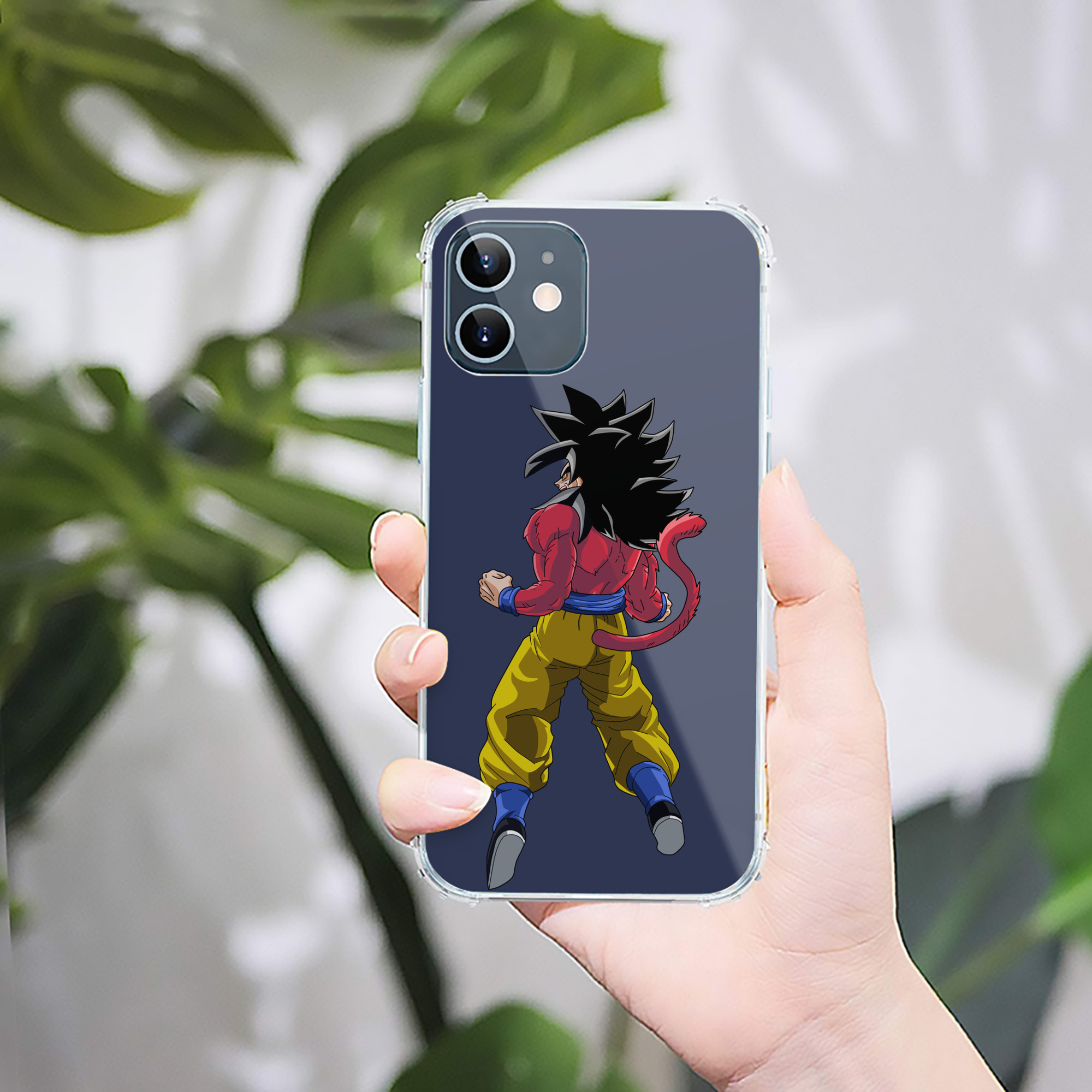 （画像用） ドラゴンボール 孫悟空（そん ごくう）Son Goku カカロット DRAGON BALL Kakarotto 【iPhone 12シリーズ対応】透明スマホケース（クリアソフトケース）